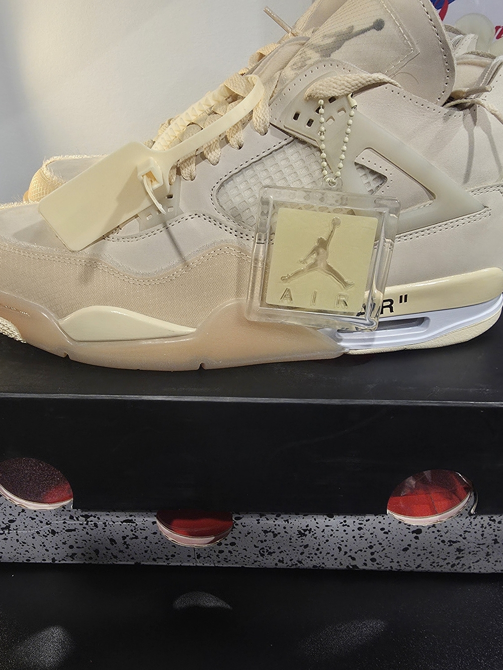Jordan Retro 4 Off White Sail Size 12.5W 11M With Box New Condition